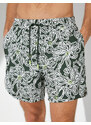 Koton Marine Shorts Floral Laced Waist Pocket