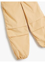 Koton Parachute Jeans Made of Cotton Cotton with Elastic Waist Pockets - Parachute Jean