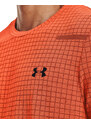 Pánské tričko Under Armour Seamless Grid Ss Orange