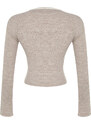 Trendyol Mink Collar Detailed Knitwear Sweater