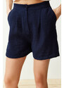 Trendyol Navy Blue Pocket Regular Fit Woven Shorts