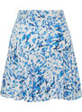 Trendyol Blue Patterned Tie Detail Woven Shorts