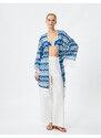 Koton Kimono Sleeves and Skirt with Tassels in a Relaxed Cut.