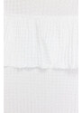 Trendyol White Black Textured Skirt Frilly Mini Flexible Skirt