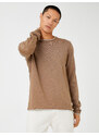 Koton Basic Knitwear Sweater Crew Neck Long Sleeved