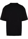 Trendyol Black Oversize/Wide Fit Text Applique Embroidered 100% Cotton Short Sleeve T-Shirt