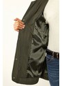 Bigdart 10322 Trench Coat with Gathered Waist - Khaki