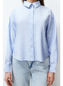 Trendyol Light Blue Regular Fit Woven Shirt