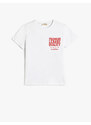 Koton T-Shirt Football Themed Short Sleeve Crew Neck Cotton