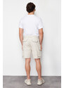 Trendyol Stone Regular Fit Cargo Pocket Short