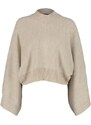 Trendyol Stone Bat Sleeve Knitwear Sweater