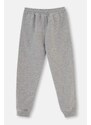 Dagi Gray Melange Basic Unisex Tracksuit Bottom