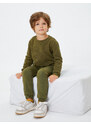 Koton Dinosaur Sweatshirt with Crew Neck Long Sleeve