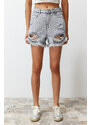 Trendyol Gray Shorts & Bermuda