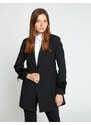 Koton Blazer Jacket Sleeve Feather Detail Single Button