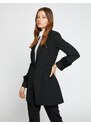 Koton Blazer Jacket Sleeve Feather Detail Single Button