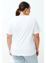 Trendyol Curve White Vest Form Knitted Blouse