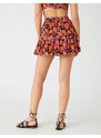 Koton Tiered Mini Skirt Floral Patterned