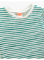 Koton Striped Basic T-Shirt Short Sleeve Crew Neck Cotton