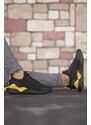 Riccon Black Yellow Unisex Sneakers 00122044