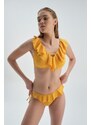 Dagi Yellow Normal Waist Bikini Bottom