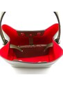 Blaire Kožená kabelka Sarah zeleno-červená