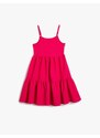 Koton 3skg80081aw Girls' Dress Pink