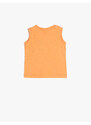 Koton Athlete Cotton Sleeveless Crew Neck Printed