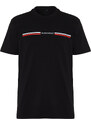 Trendyol Black Regular/Regular Fit Stripe Pattern 100% Cotton T-shirt