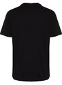 Trendyol Black Regular/Regular Fit Stripe Pattern 100% Cotton T-shirt