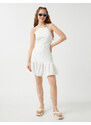 Koton Halterneck Mini Frilled Dress