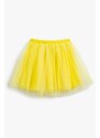 Koton Girls' Yellow Skirt