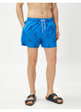 Koton Marine Shorts with Sailboat Printed Tie Waist, Pocket Detailed.