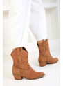 Soho Tan Suede Women's Boots & Booties 18682