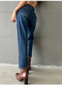 Laluvia Navy Blue Original Brand Boyfriend Pants