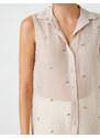 Koton Embroidered Sleeveless Shirt