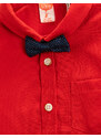 Koton Shirt with Bow Tie Short Sleeved One Pocket