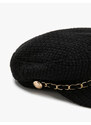 Koton Sailor Hat Tweed Metal Accessory
