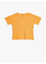 Koton T-Shirt Crew Neck Short Sleeve Car Print Detail Cotton