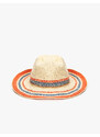 Koton Straw Hat Fedora Multicolored Rope Detailed