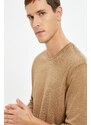 Koton Men's Camel Hair Sweater