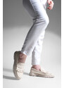 Marjin Women's Loafer Casual Shoes Bonkes Beige