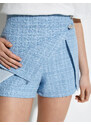 Koton Tweed Shorts Skirt Mini Normal Waist