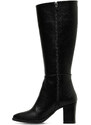 Butigo BRONTE 3PR Women Black Heeled Boots