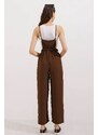 Bigdart 7023 Strap Jumpsuit - Brown