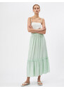 Koton Women's Skirt 3SAK70091UW Green Green