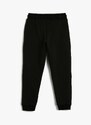 Koton Elastic Leg Black Boy's Sweatpants 4WKB40090TK