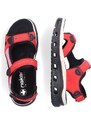 Sportovní barevné sandály Rieker 64074-33 červená