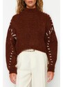 Trendyol Brown Knitwear Sweater