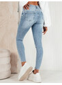 BASIC SVĚTLE MODRÉ SKINNY DŽÍNY MUNILLA Denim vzor